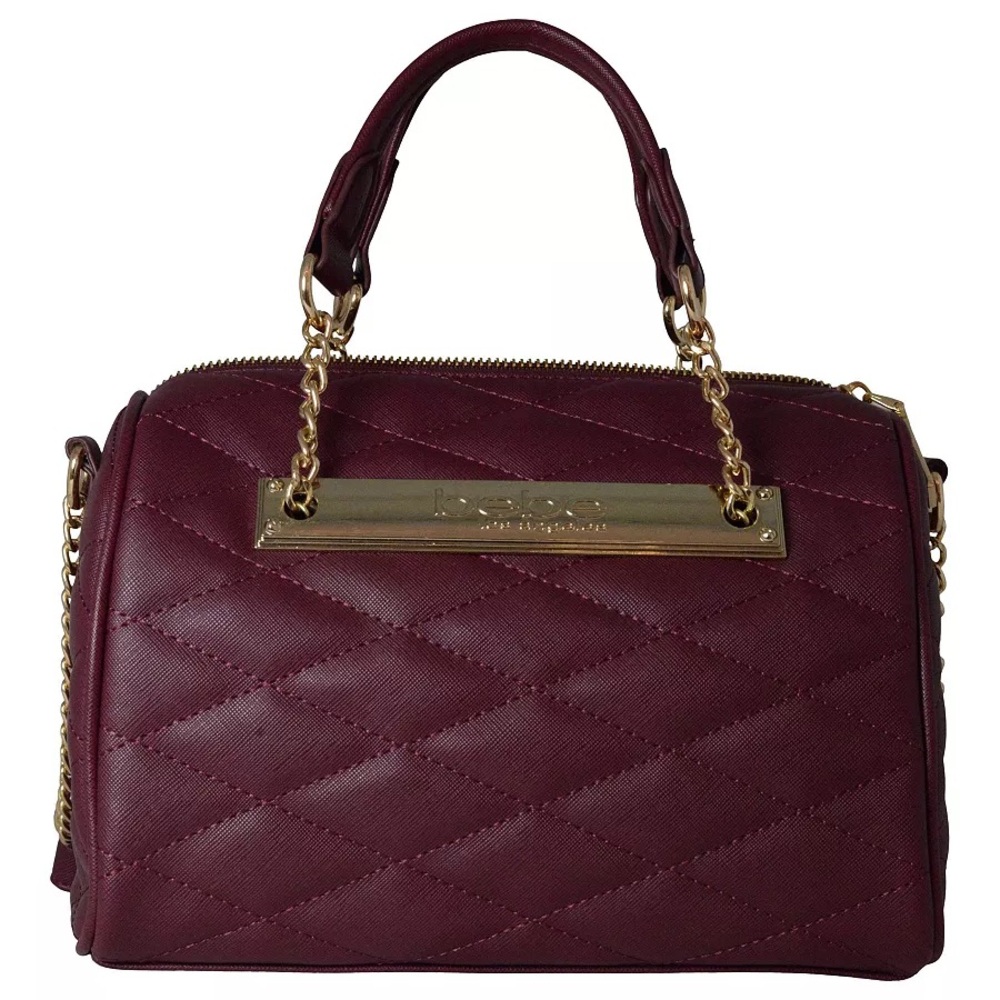 Bebe Los Angeles women’s Abigail Barrel Small Satchel crossbody bag